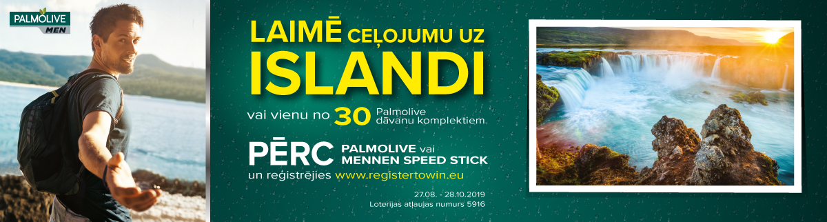 Laimē ceļojumu uz Islandi