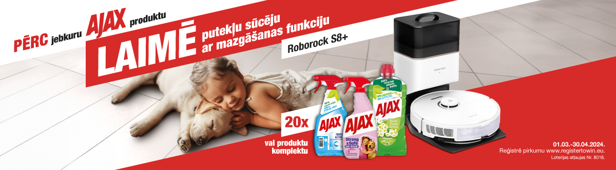 Ajax Loterija Roborock LV