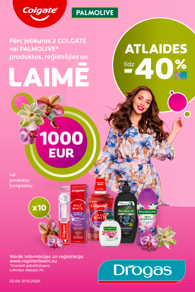 Laimē Eur 1000 veikalos Drogas!