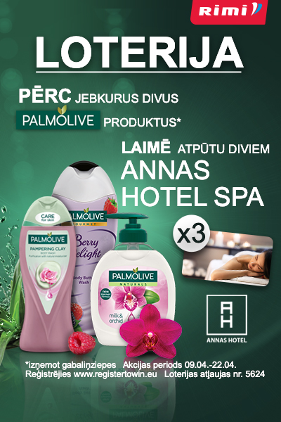 Palmolive loterija Anna Spa