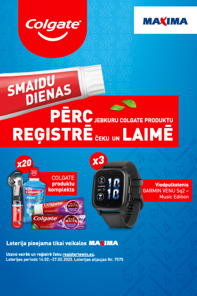 Maxima Smaidu dienas Garmin