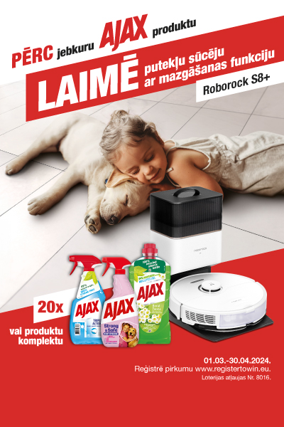 Ajax Loterija Roborock LV